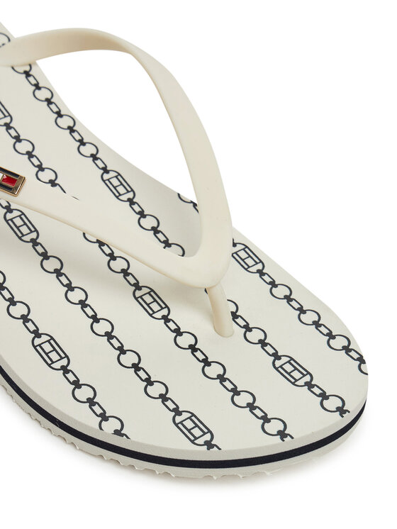 Tommy Hilfiger Tommy Hilfiger Šlepetės per pirštą FW0FW08518 Balta