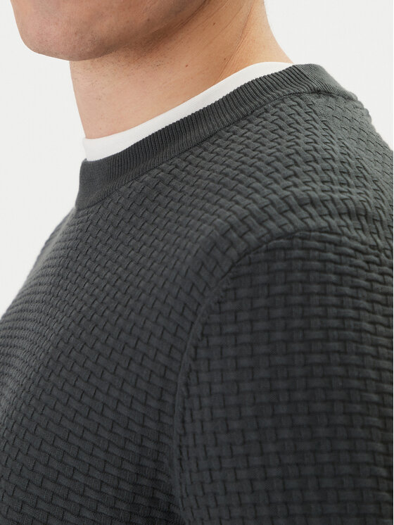 BOSS BOSS Pulover H-Imberto 50545283 Verde Regular Fit
