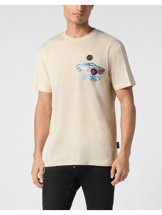 PHILIPP PLEIN PHILIPP PLEIN T-shirt 21095 Beige Regular Fit