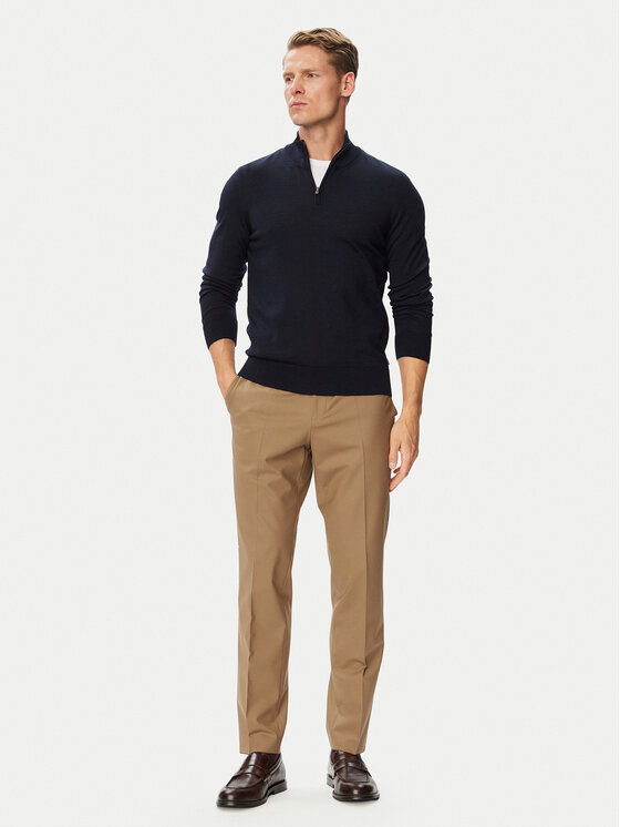 BOSS BOSS Pullover H-Ebenji 50565499 Dunkelblau Regular Fit