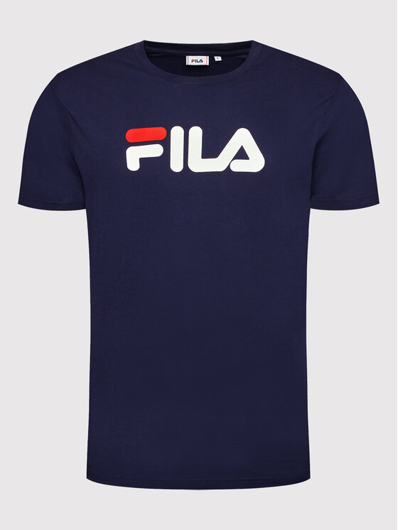 Fila Fila Majica Unisex Bellano FAU0067 Mornarsko modra Regular Fit