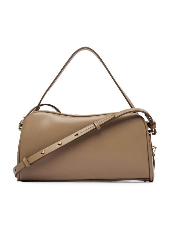Calvin Klein Calvin Klein Torebka Emblem Trio Top Handle Camera Ba LV04F3370G Beżowy