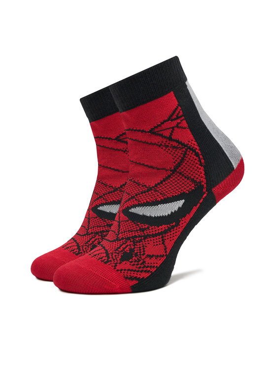 adidas adidas Set od 3 para dječjih visokih čarapa Marvel Spider-Man JG5787 Crvena
