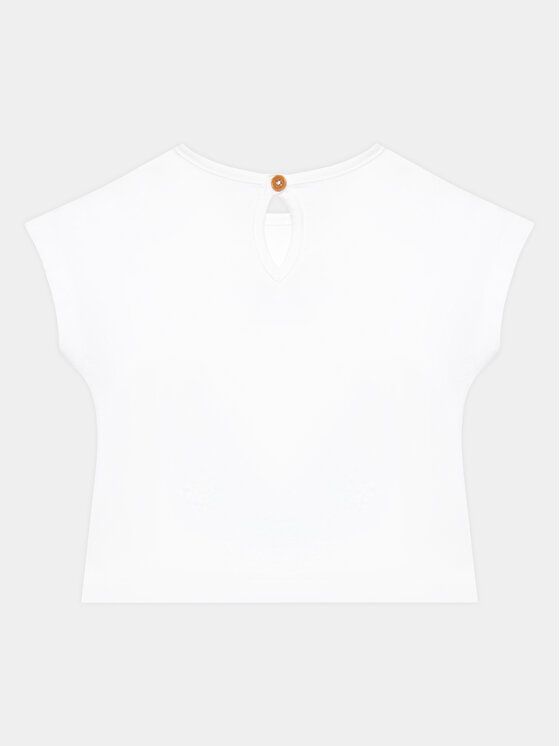 United Colors Of Benetton United Colors Of Benetton Majica 3I1XA102W Bela Regular Fit
