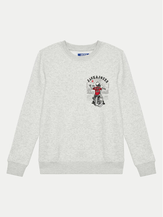 Jack&Jones Junior Jack&Jones Junior Džemperis Skull Rock 12259869 Pilka Standard Fit