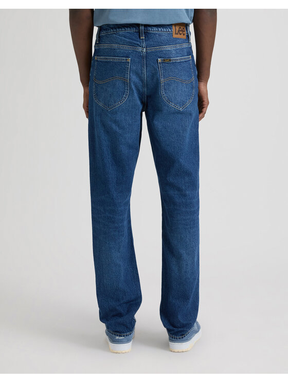 Lee Lee Jeansy HADEN Niebieski Loose Fit