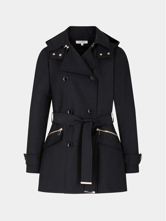 Morgan Morgan Trench 241-GLADIA Crna Regular Fit