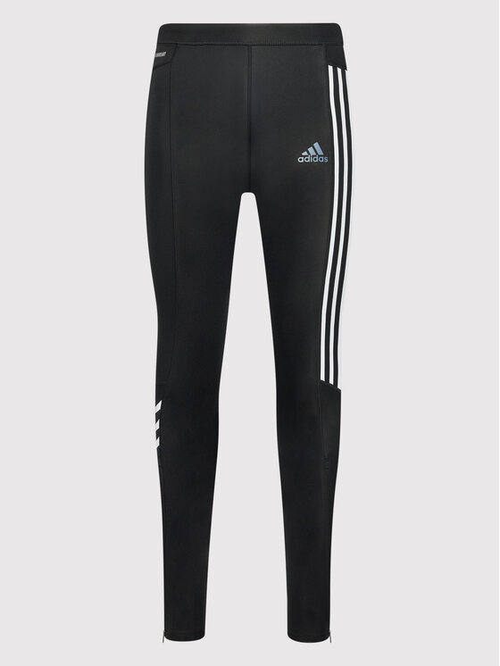 adidas Legíny Run It 3-Stripes Tights ED9295 Čierna Regular Fit • Modivo.sk