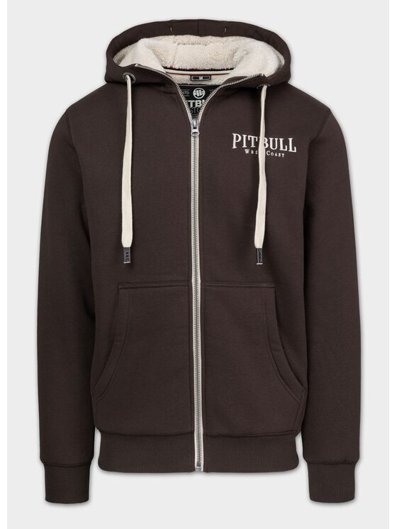 PITBULL PITBULL Bluza RUFFIN DETROIT Brązowy Regular Fit