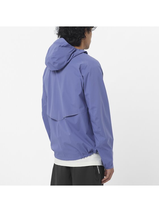 Salomon Salomon Kurtka przeciwdeszczowa BONATTI WATERPROOF JKT M Fioletowy jasny Regular Fit