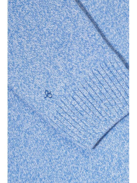 B SIDES B SIDES Sweter DARWIN Niebieski Regular Fit