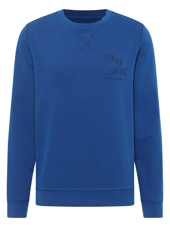 Mustang Mustang Felpa Clio Blu Regular Fit