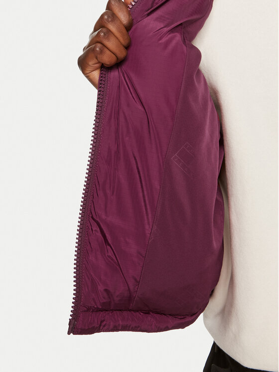 Tommy Jeans Tommy Jeans Brezrokavnik Alaska DW0DW18611 Bordo rdeča Cropped Fit