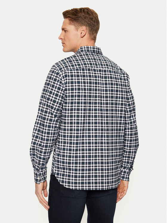 s.Oliver s.Oliver Koszula 2149814 Granatowy Regular Fit