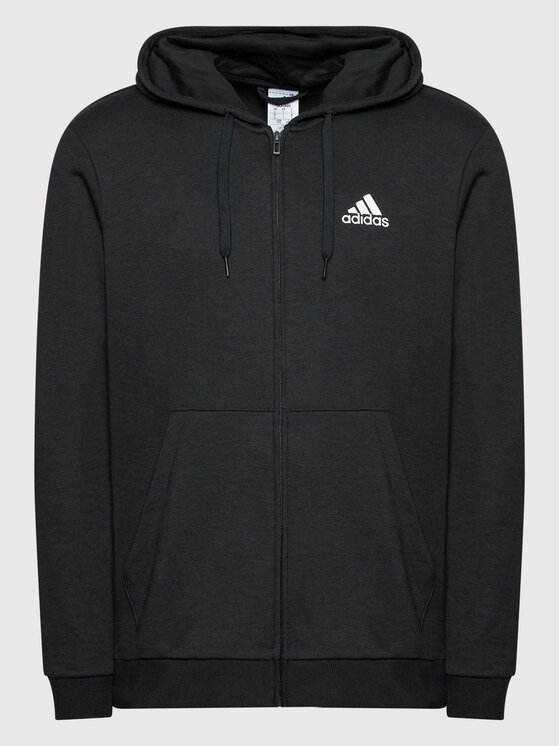 adidas adidas Μπλούζα Essentials French Terry Big Logo GK9044 Μαύρο Regular Fit