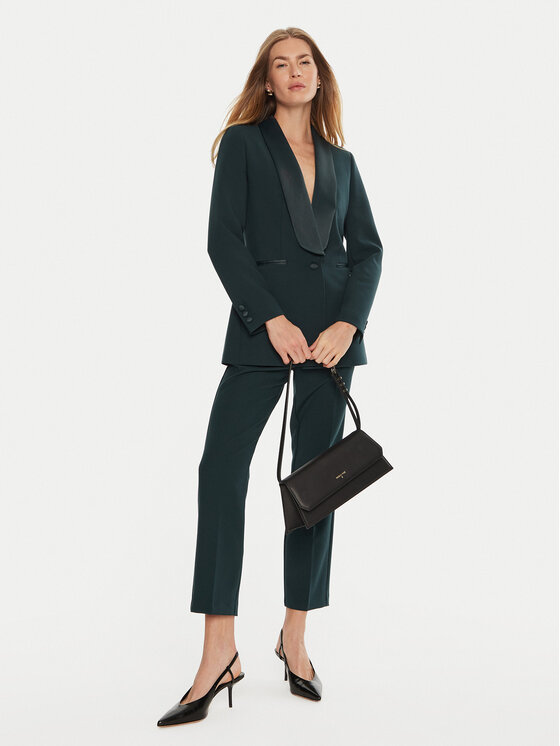 IVY OAK IVY OAK Штани з тканини Pippa IO1100X5064 Зелений Regular Fit