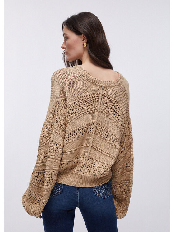 Liu Jo Liu Jo Maglione WA6419MA86R41208 Beige Regular Fit