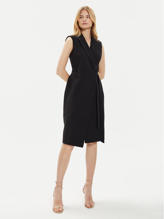 Imperial Imperial Коктейльна сукня ADOFHJZ Чорний Slim Fit