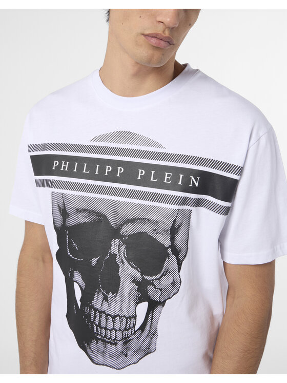 PHILIPP PLEIN PHILIPP PLEIN T-Shirt 29876 Biały Regular Fit
