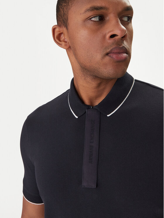 Armani Exchange Armani Exchange Polokošile XM001285 AF10366 UB101 Tmavomodrá Slim Fit