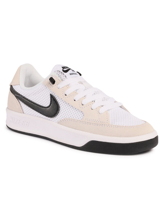 nike sb adversary white black