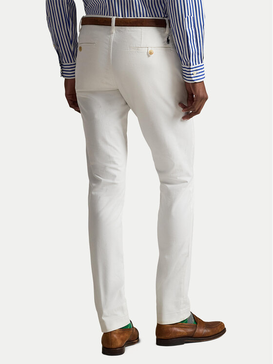 Polo Ralph Lauren Polo Ralph Lauren Pantaloni chino 710704176055 Alb Slim Fit