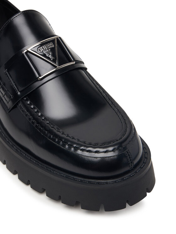 Guess Guess Loafersy FMFGOR LEA14 Czarny