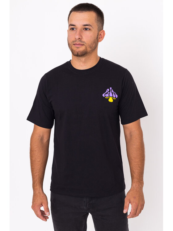 Palto Palto T-Shirt Meditate Czarny Relaxed Fit
