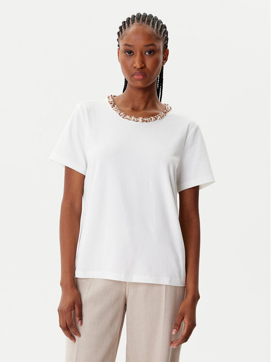 Morgan Morgan Bluse 252-DANY Weiß Regular Fit