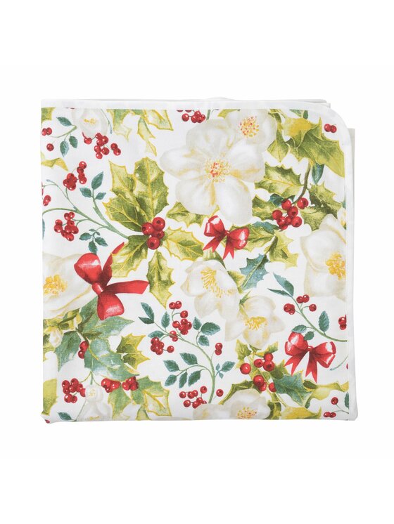 Roseberry Home Roseberry Home Obrus Very Holly Christmas Zielony