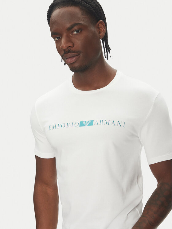 Emporio Armani Underwear Emporio Armani Underwear Tricou EM000379 AF10774 U0002 Alb Slim Fit