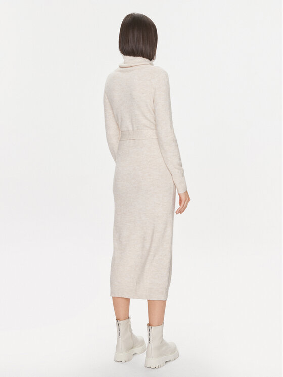 Liu Jo Liu Jo Трикотажна сукня 5F3035 A4190 Бежевий Regular Fit