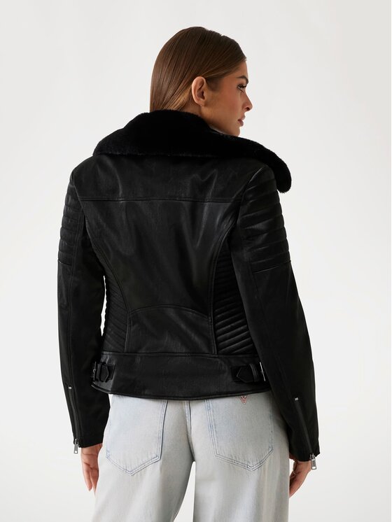 Guess Guess Μπουφάν μεταβατικό 178811 Μαύρο Classic Fit