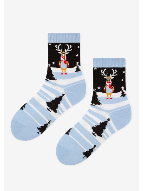 Poupée Marilyn Poupée Marilyn Skarpety damskie SANTA RUDOLPH Niebieski