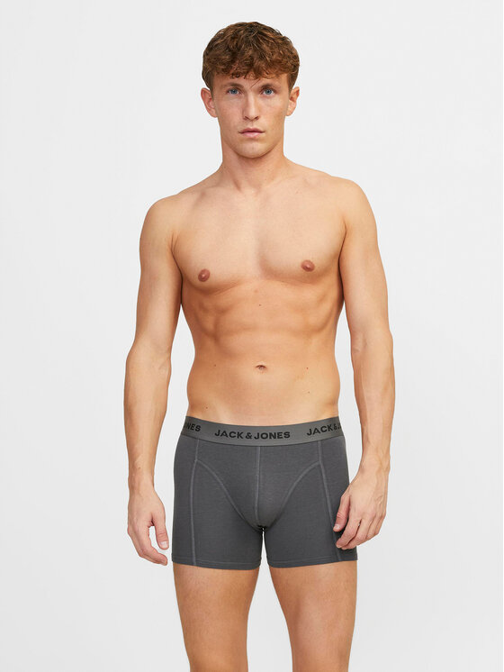 Jack&Jones Jack&Jones Набір з 3 пар боксерів Yannick 12252801 Сірий