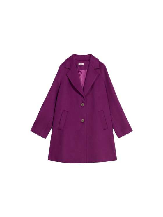 Oltre Oltre Cappotto 8164J000236N009 Viola Baggy Fit