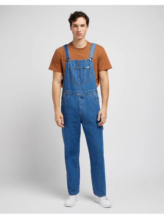 Lee Lee Salopette BIB MID Blu Regular Fit