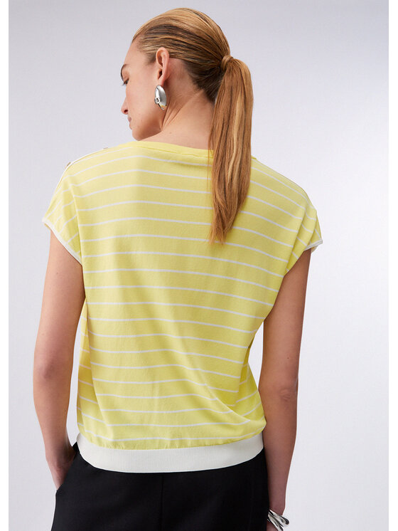 Liu Jo Liu Jo Maglione TA6217MS55NC3892 Giallo Regular Fit