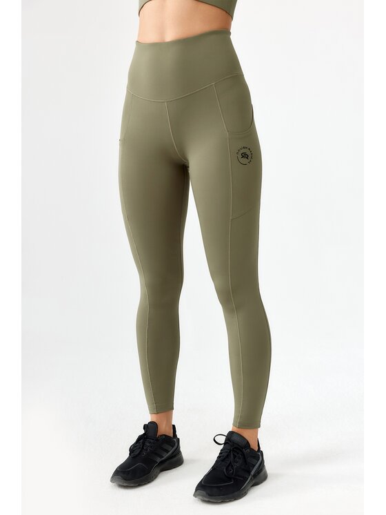 ROUGH RADICAL ROUGH RADICAL Legginsy HAMPTONS LONG Khaki Slim Fit