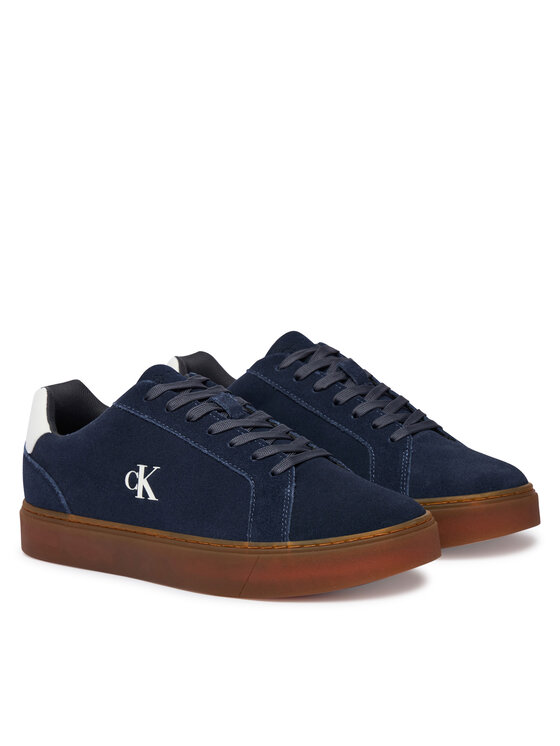Calvin Klein Calvin Klein Sneakersy Classic Cupsole Laceup Su YM0YM01434 Granatowy