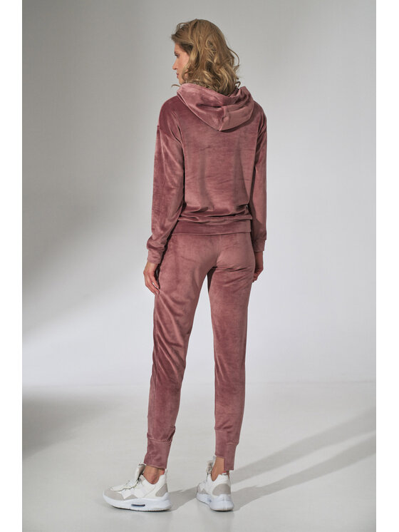 FIGL FIGLFIGL Pantaloni da donna M746 Rosa Regular Fit