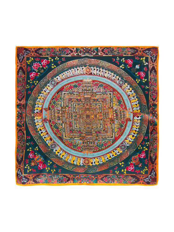 ALLORA BE UNIQUE ALLORA BE UNIQUE Foulard jedwabna Arancione