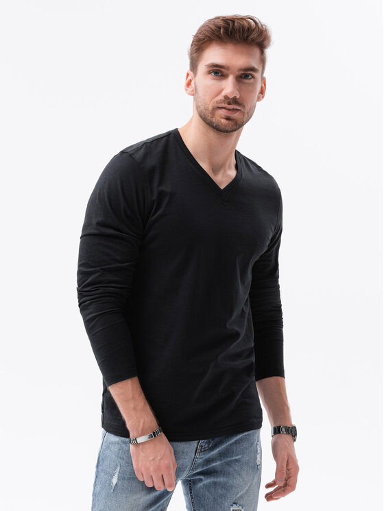 Ombre Ombre Longsleeve Z41 Biały Regular Fit