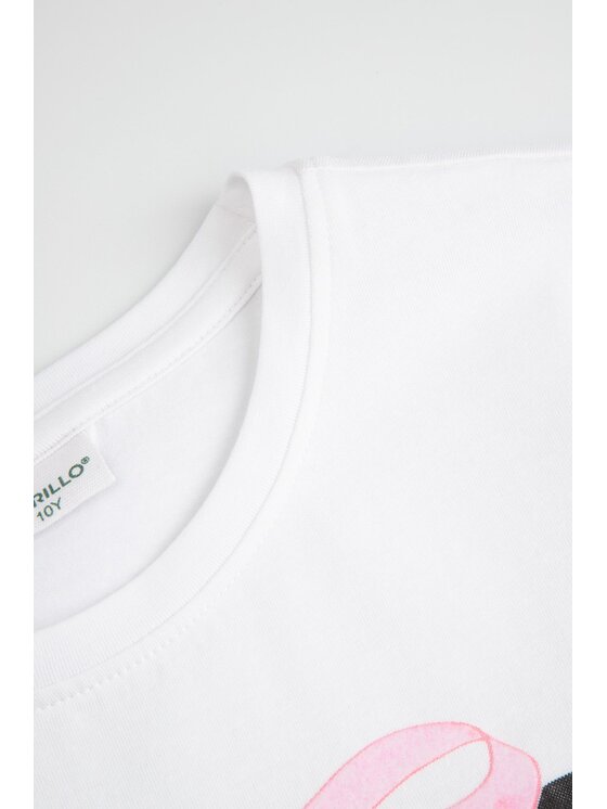Coccodrillo Coccodrillo T-Shirt WC6143206FGJ-001 Biały Regular Fit