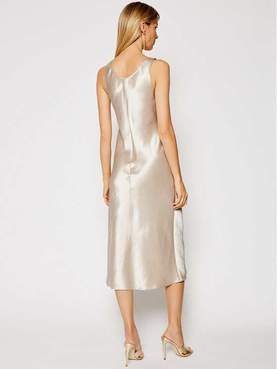 Max Mara Leisure Max Mara Leisure Cocktail obleka Talete 32210116 Bež Regular Fit