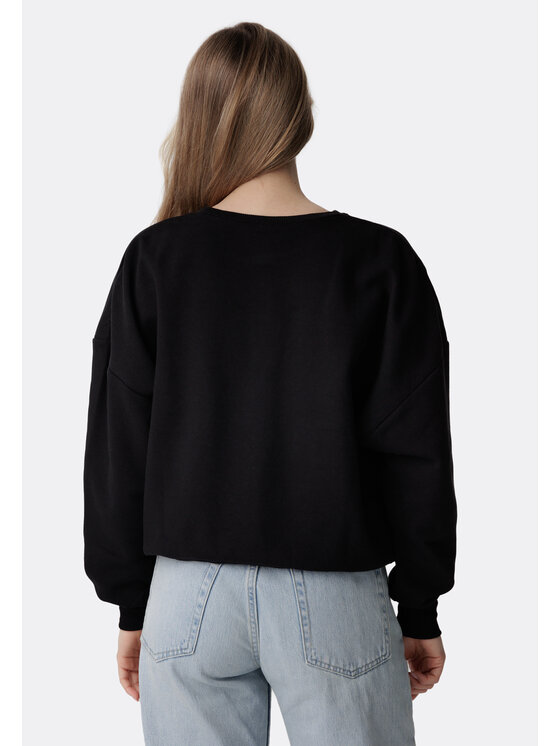 LAURELLA LAURELLA Mikina 1TU002 Čierna Regular Fit