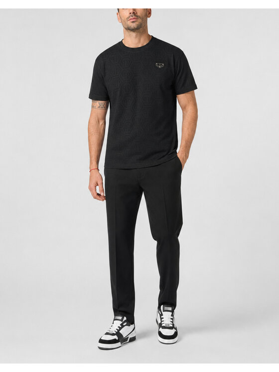 PHILIPP PLEIN PHILIPP PLEIN T-Shirt 31667 Czarny Regular Fit