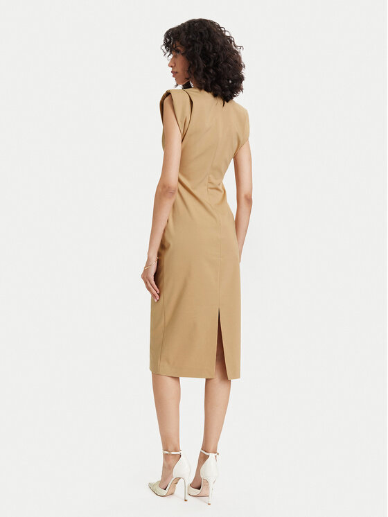 ACCESS FASHION ACCESS FASHION Coctailkleid 63-3409-162 Beige Regular Fit
