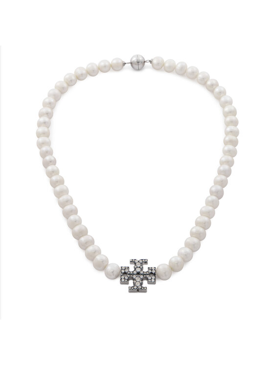 Tory Burch Tory Burch Náhrdelník Kira Pearl 164617 Biela