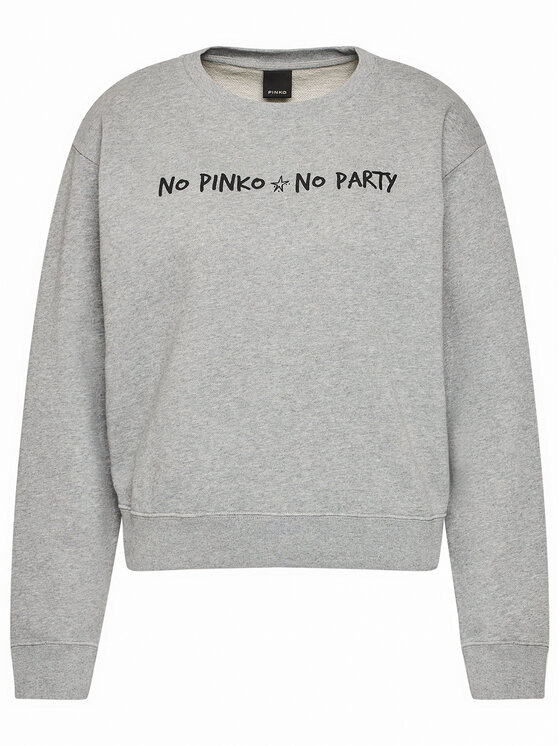 PINKO Pinko Bluza Algebra PE 21 PRR 1N1343 Y7ED Szary Regular Fit
